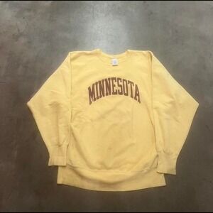 Vintage 90s University of Minnesota champion reverse weave crew neck‎ sweatshirt